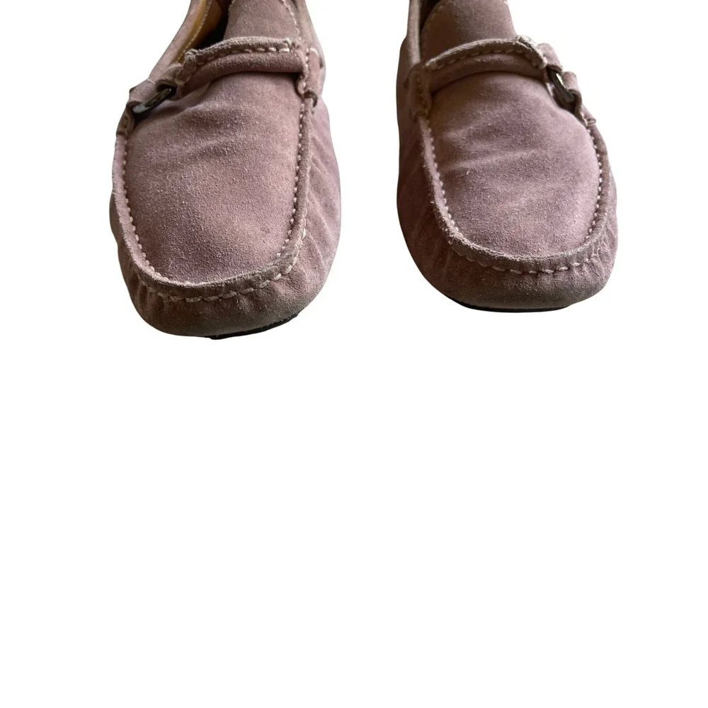 Giorgio Armani Pink Suede Driving Loafers Men's‎ 8